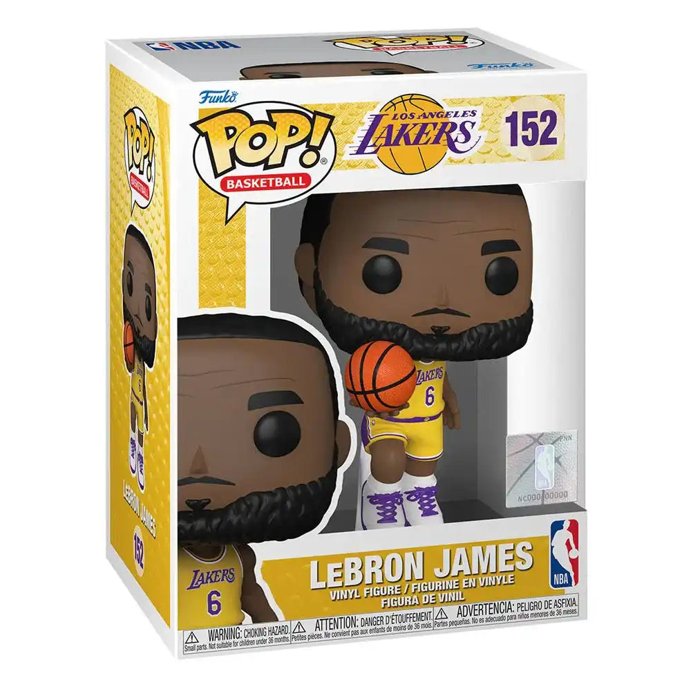 NBA POP! Sports Vinyl Figur LeBron James (Lakers) 9 cm - Smalltinytoystore