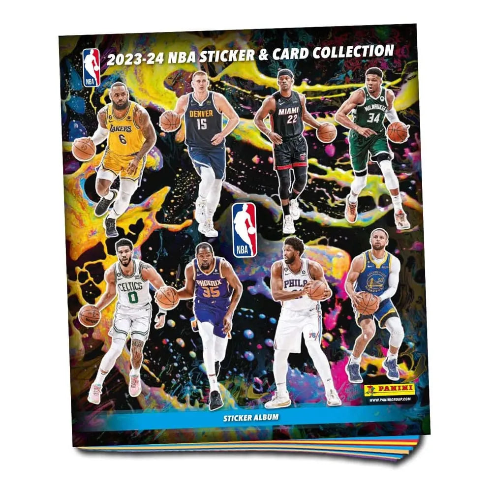 NBA Sticker & Trading Cards Collection 2023-24 Sticker Album *Englische Version* - Smalltinytoystore