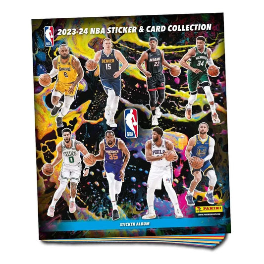 NBA Sticker & Trading Cards Collection 2023-24 Sticker Album *Englische Version* - Smalltinytoystore