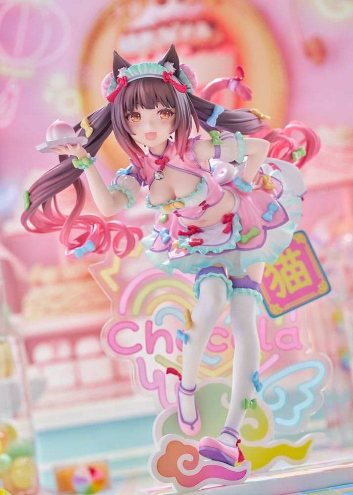 Nekopara PVC Statue 1/7 Chocola Dreamy Cute China Ver. 20 cm - Smalltinytoystore