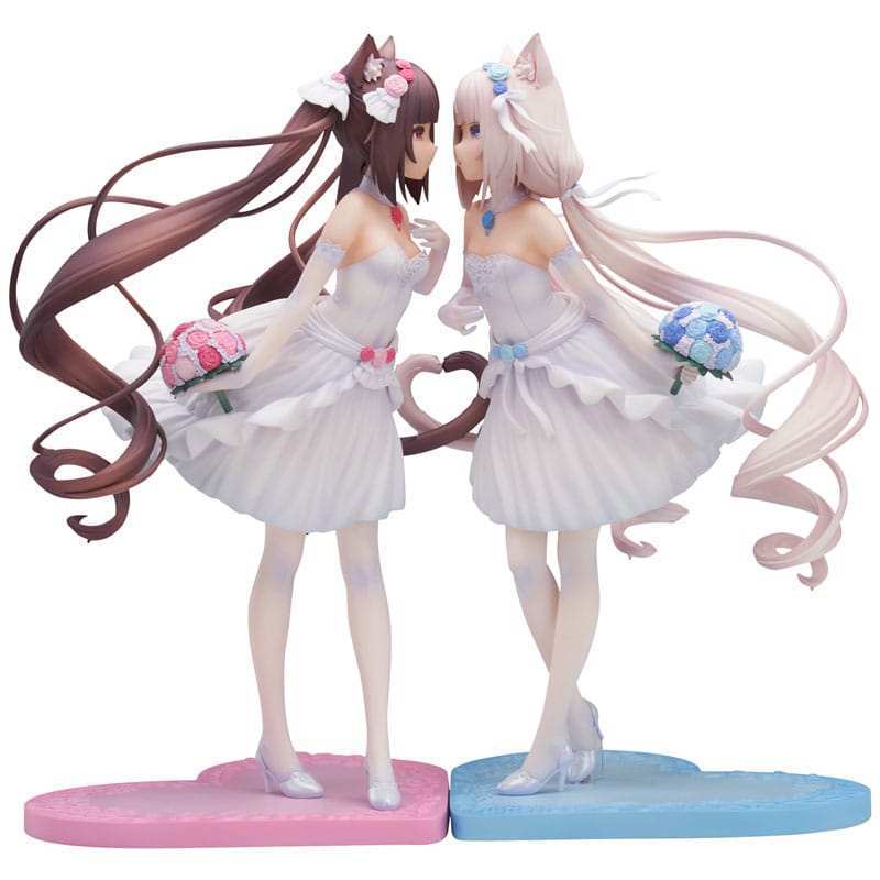 Nekopara PVC Statue 1/7 Nekopara Chocola & Vanilla Dream of Eden Ver. 23 cm - Smalltinytoystore