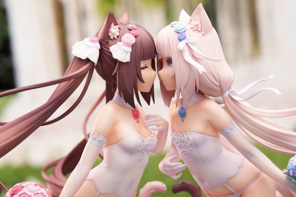 Nekopara PVC Statue 1/7 Nekopara Chocola & Vanilla Dream of Eden Ver. 23 cm - Smalltinytoystore