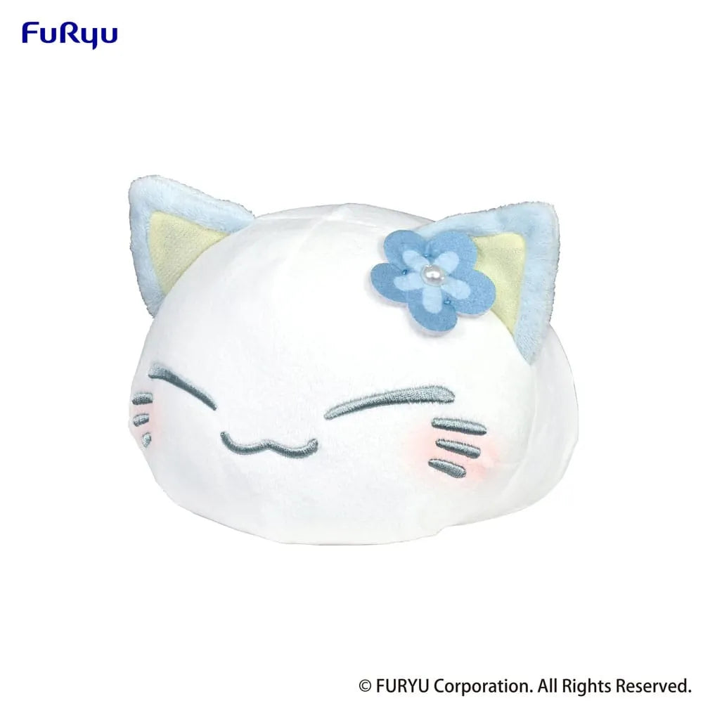 Nemuneko Cat Plüschfigur Blue 18 cm - Smalltinytoystore