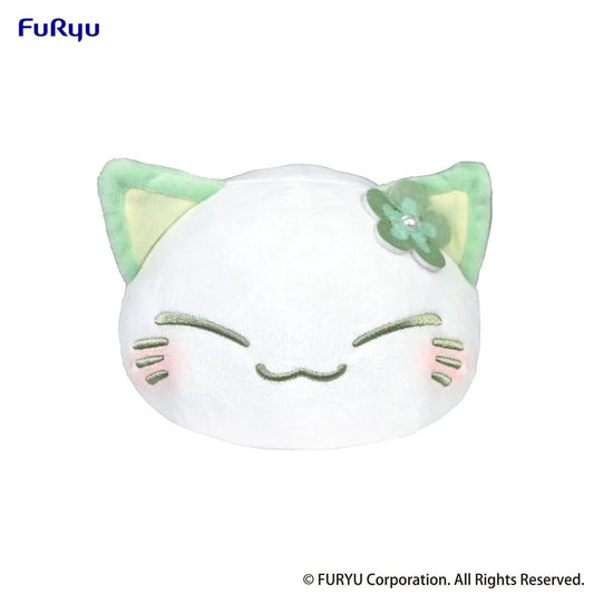 Nemuneko Cat Plüschfigur Green 18 cm - Smalltinytoystore