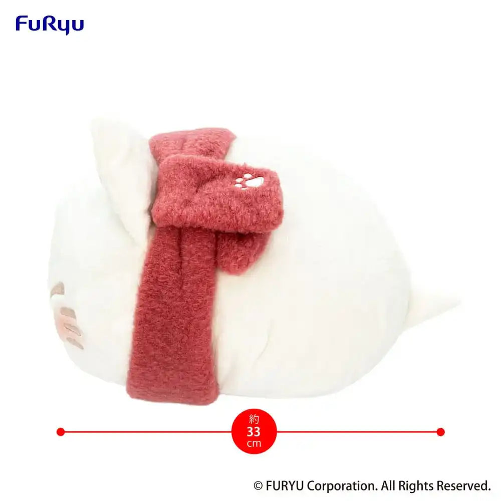Nemuneko Cat Plüschfigur Red Scarf Ver. 30 cm - Smalltinytoystore