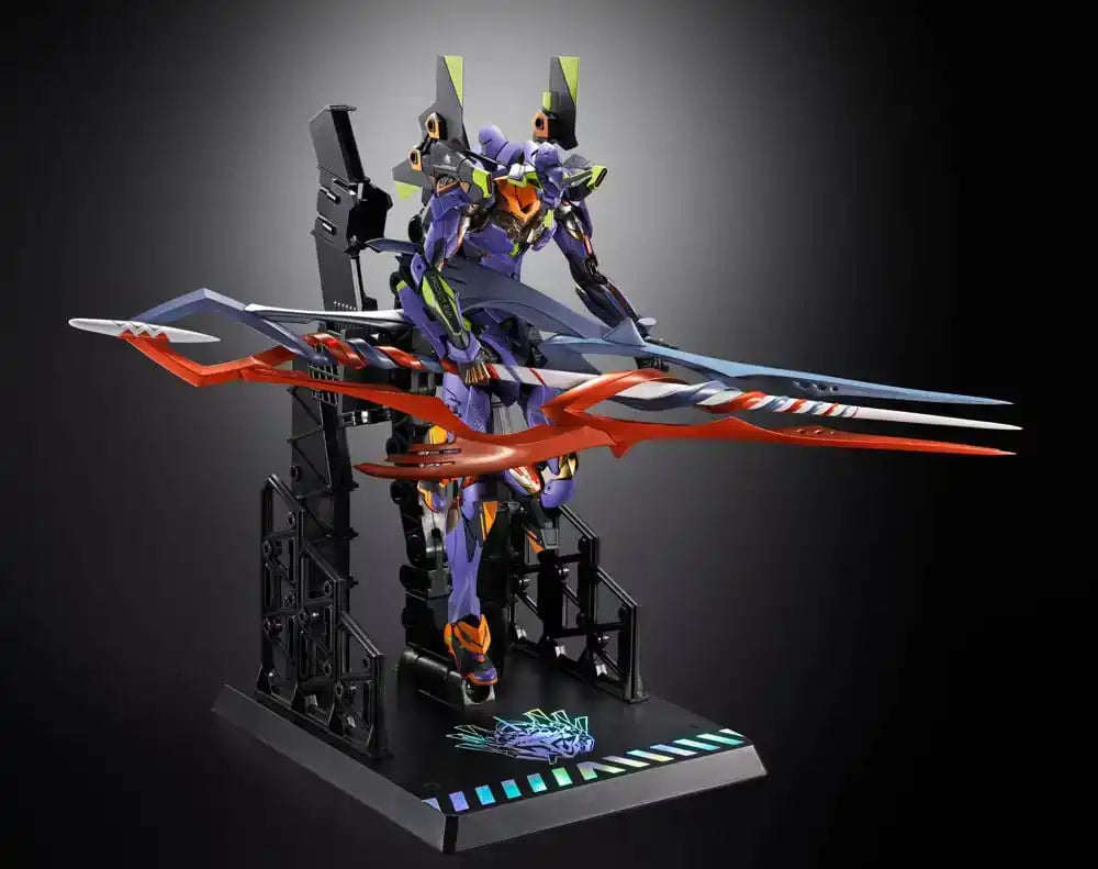 Neon Genesis Evangelion Metal Build Diecast Actionfigur Eva Test Type-01 30th with the Spear of Gaius 22 cm - Smalltinytoystore