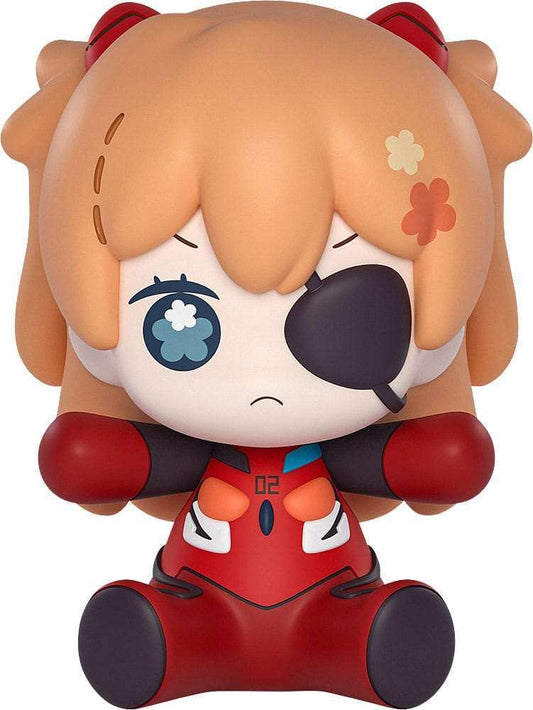 Neon Genesis Evangelion: Rebuild of Evangelion Huggy Good Smile Chibi Figur Asuka Shikinami Langley: Eye Patch Ver. 7 cm - Smalltinytoystore