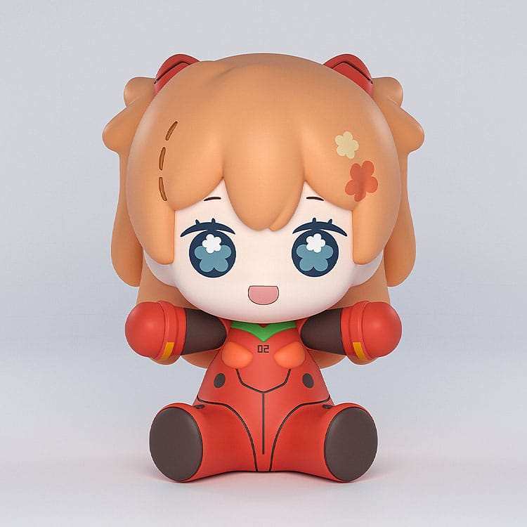 Neon Genesis Evangelion: Rebuild of Evangelion Huggy Good Smile Chibi Figur Asuka Shikinami Langley: Plugsuit Ver. 7 cm - Smalltinytoystore