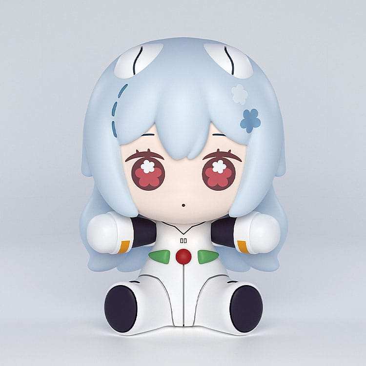 Neon Genesis Evangelion: Rebuild of Evangelion Huggy Good Smile Chibi Figur Rei Ayanami: Long Hair Ver. 7 cm - Smalltinytoystore