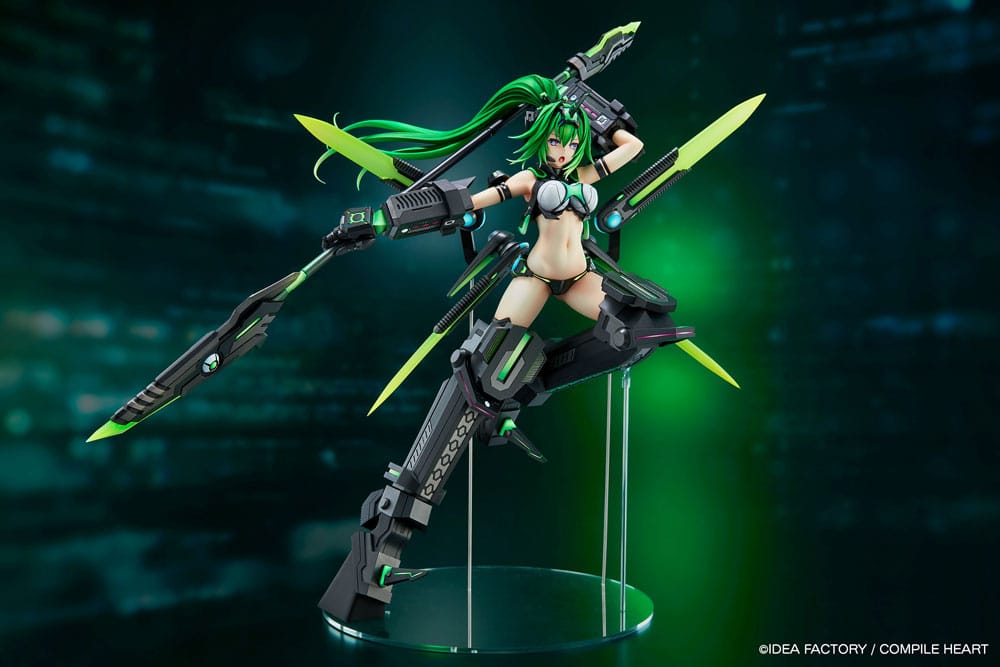 New Dimension Game Neptunia VII PVC Statue 1/7 Next Green 38 cm - Smalltinytoystore