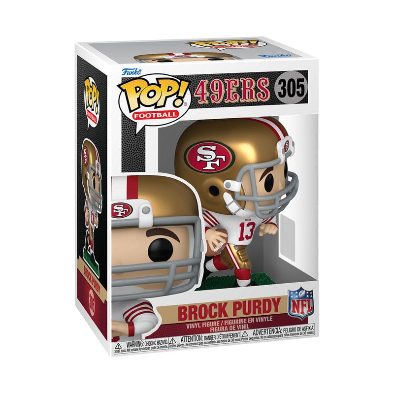 NFL: Legends POP! Sports Vinyl Figur 49ers- Brock Purdy 9 cm - Smalltinytoystore