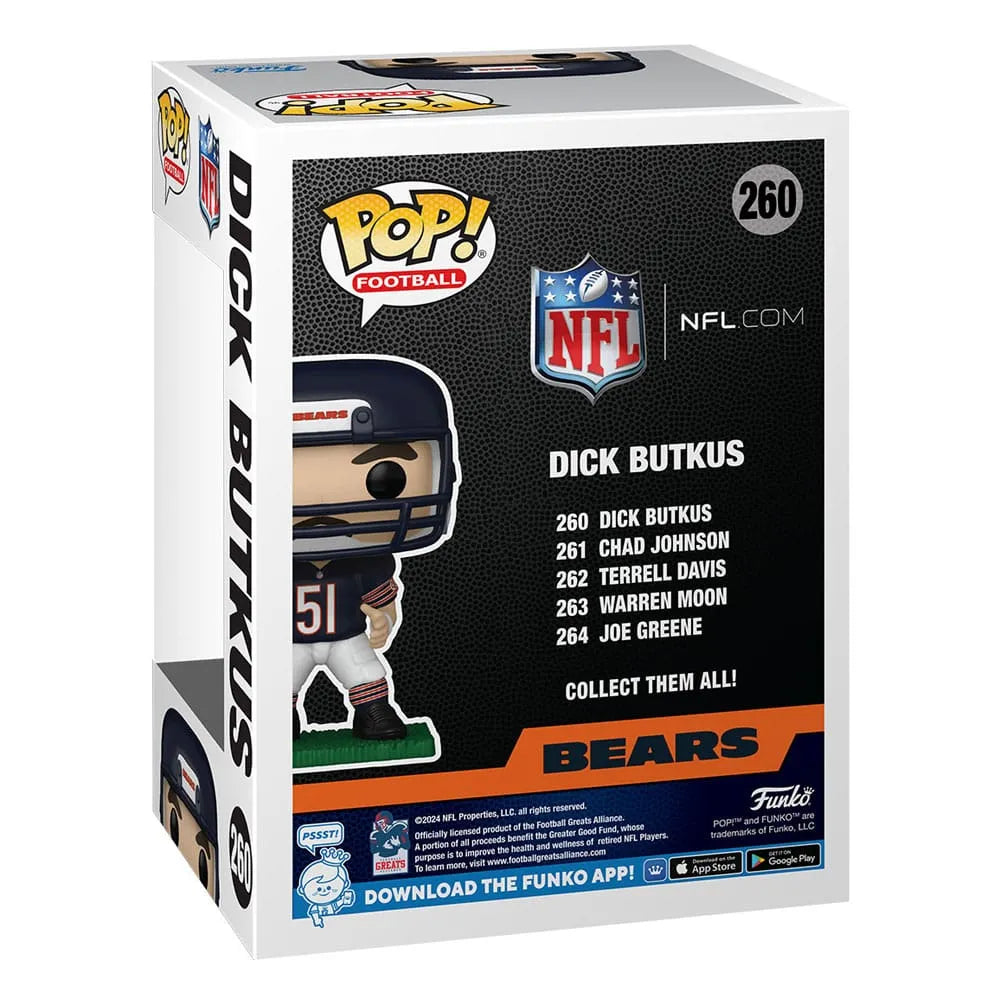 NFL: Legends POP! Sports Vinyl Figur Bears- Dick Butkus 9 cm - Smalltinytoystore