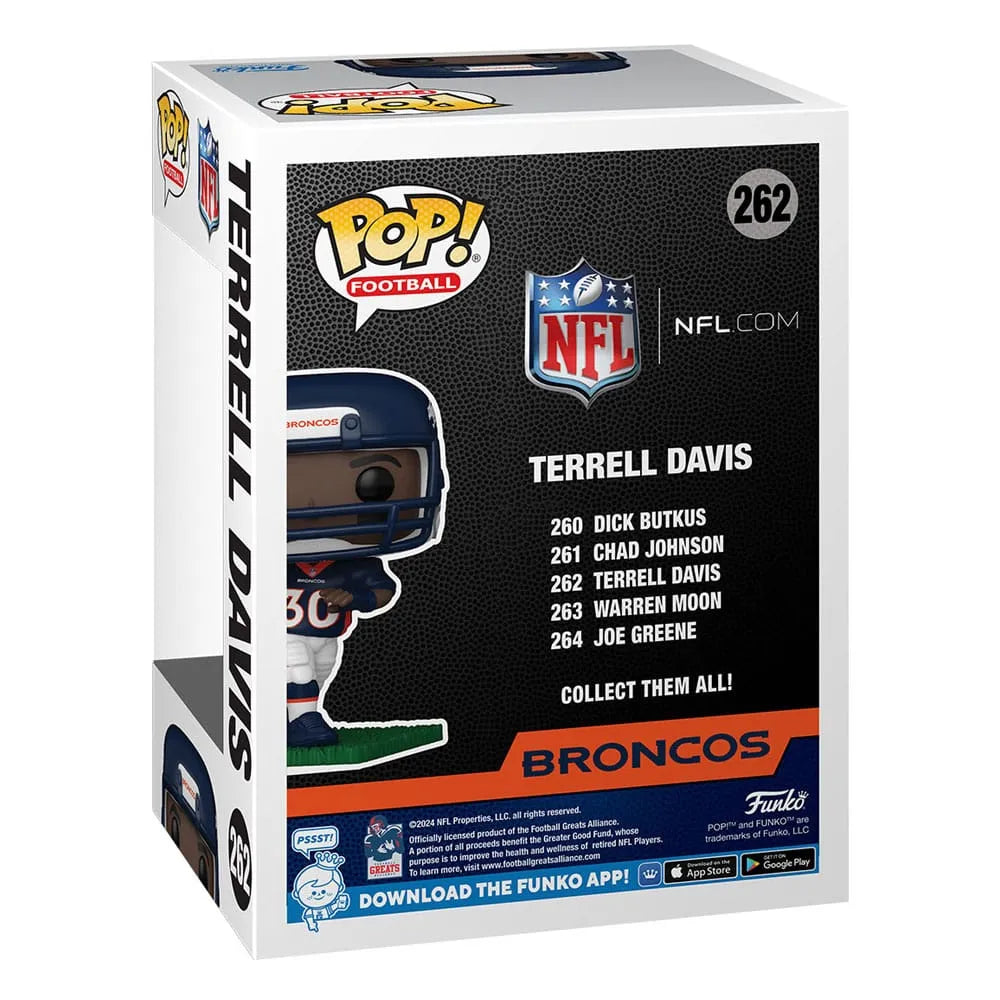NFL: Legends POP! Sports Vinyl Figur Broncos- Terrell Davis 9 cm - Smalltinytoystore