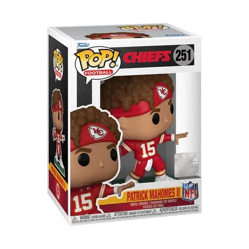 NFL: Legends POP! Sports Vinyl Figur Chiefs- Patrick Mahomes II(2023) 9 cm - Smalltinytoystore