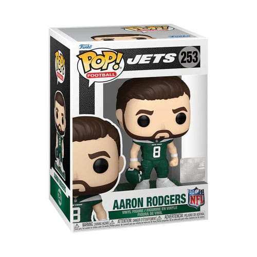 NFL: Legends POP! Sports Vinyl Figur Jets- Aaron Rodgers 9 cm - Smalltinytoystore