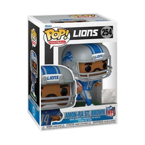 NFL: Legends POP! Sports Vinyl Figur Lions- Amon-Ra St. Brown 9 cm - Smalltinytoystore