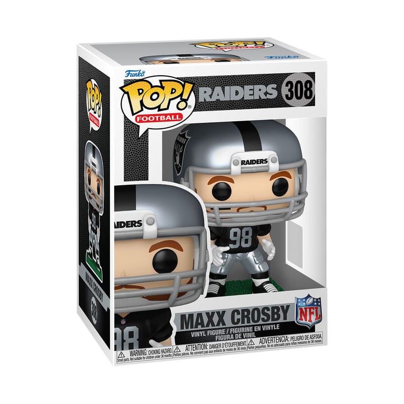 NFL: Legends POP! Sports Vinyl Figur Raiders- Maxx Crosby 9 cm - Smalltinytoystore
