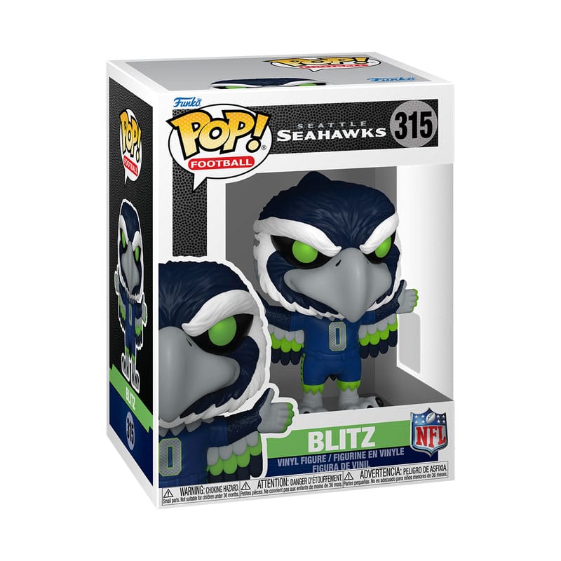 NFL: Legends POP! Sports Vinyl Figur Seahawks- Blitz 9 cm - Smalltinytoystore
