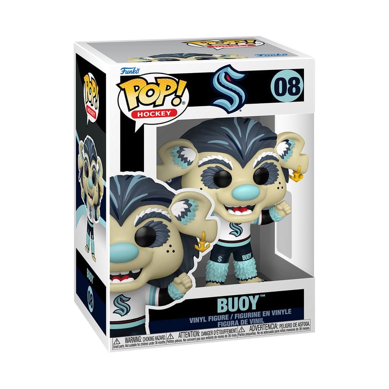 NHL POP! Vinyl Figur Mascots: Kraken- Buoy 9 cm - Smalltinytoystore