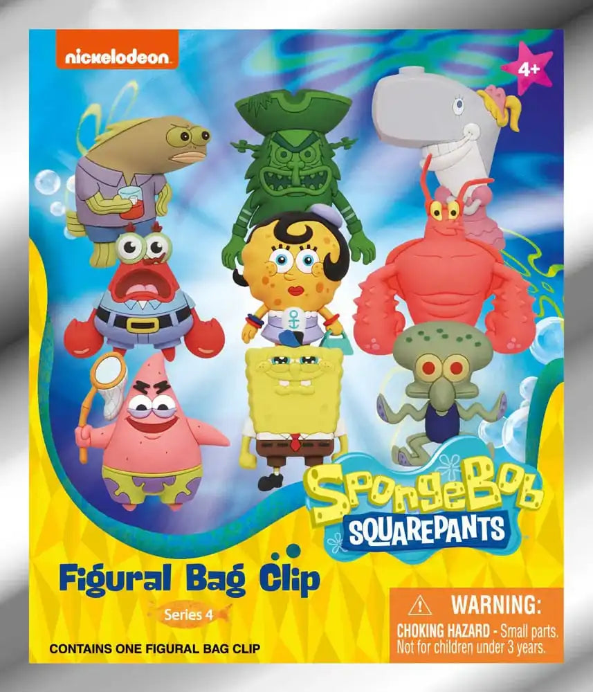 Nickelodeon Classics 3D PVC-Taschenanhänger Series 4 Display (24) - Smalltinytoystore