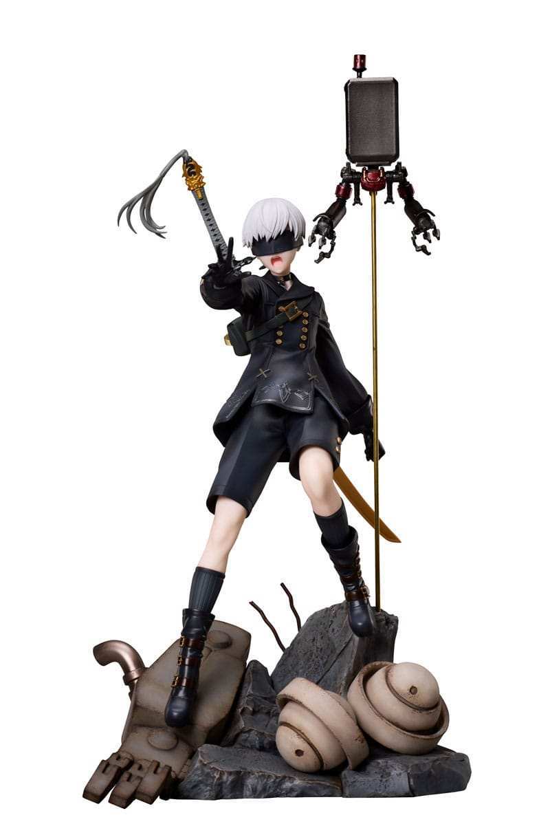 NieR:Automata 1/7 Statue PVC 9S Deluxe Version 23 cm - Smalltinytoystore
