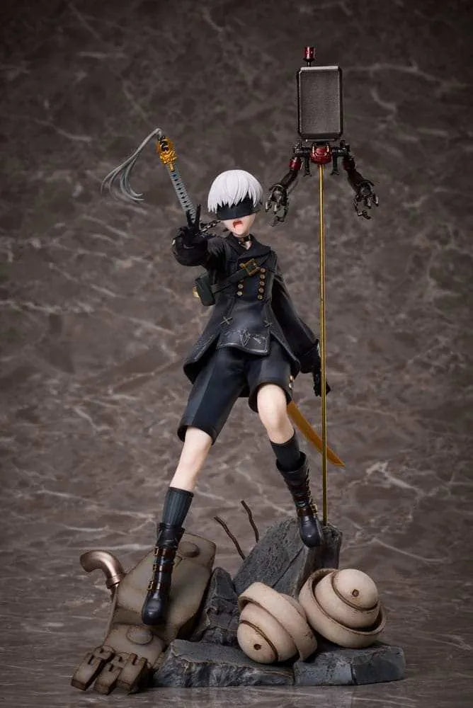 NieR:Automata 1/7 Statue PVC 9S Deluxe Version 23 cm - Smalltinytoystore