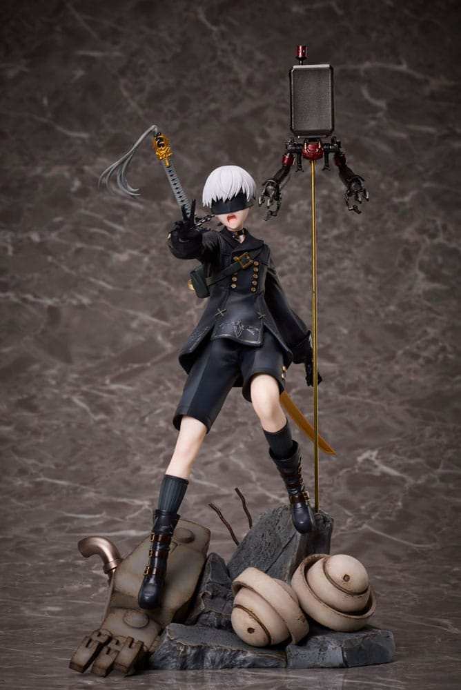 NieR:Automata 1/7 Statue PVC 9S Deluxe Version 23 cm - Smalltinytoystore