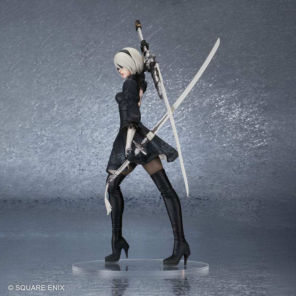 NieR:Automata PVC Statue 2B (YoRHa No. 2 Type B) Ver. 2.0 29 cm - Smalltinytoystore
