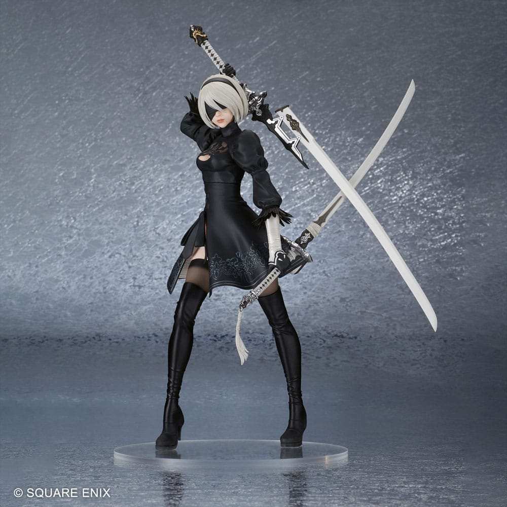 NieR:Automata PVC Statue 2B (YoRHa No. 2 Type B) Ver. 2.0 29 cm - Smalltinytoystore