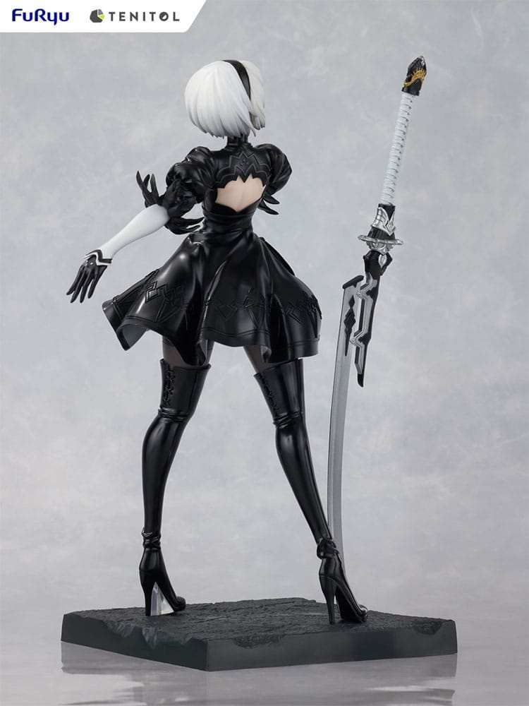 NieR:Automata Tenitol PVC Statue 2B Ver1.1a 22 cm - Smalltinytoystore