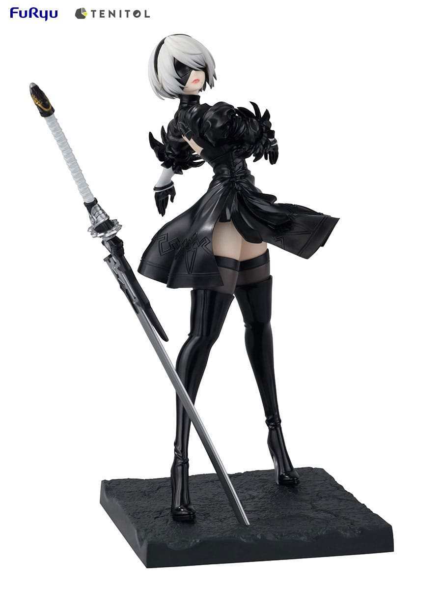 NieR:Automata Tenitol PVC Statue 2B Ver1.1a 22 cm - Smalltinytoystore