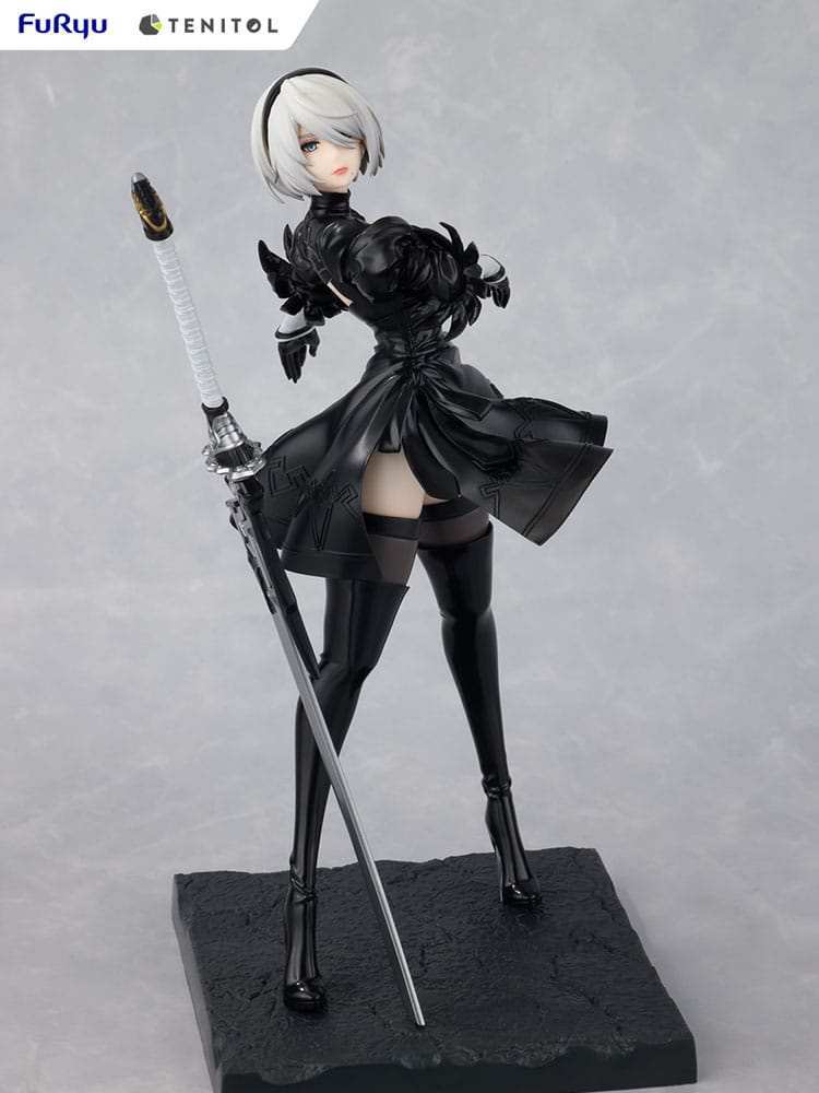 NieR:Automata Tenitol PVC Statue 2B Ver1.1a 22 cm - Smalltinytoystore