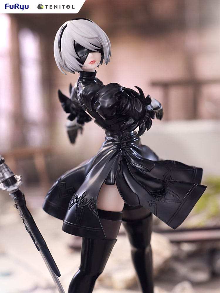NieR:Automata Tenitol PVC Statue 2B Ver1.1a 22 cm - Smalltinytoystore