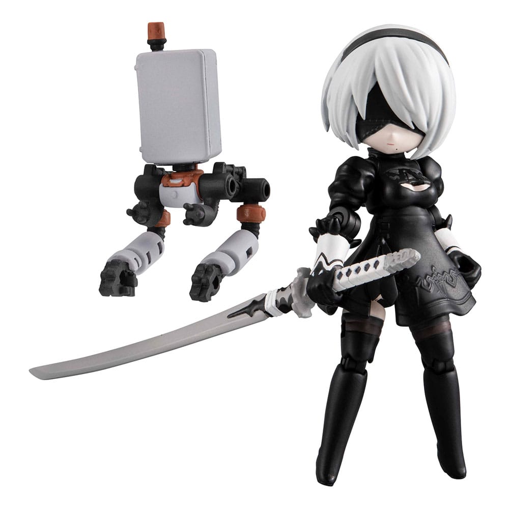 NieR: Automata Ver1.1a Desktop Army Actionfigur 2B 8 cm - Smalltinytoystore