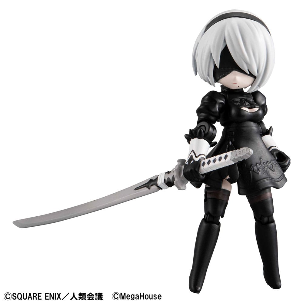NieR: Automata Ver1.1a Desktop Army Actionfigur 2B 8 cm - Smalltinytoystore