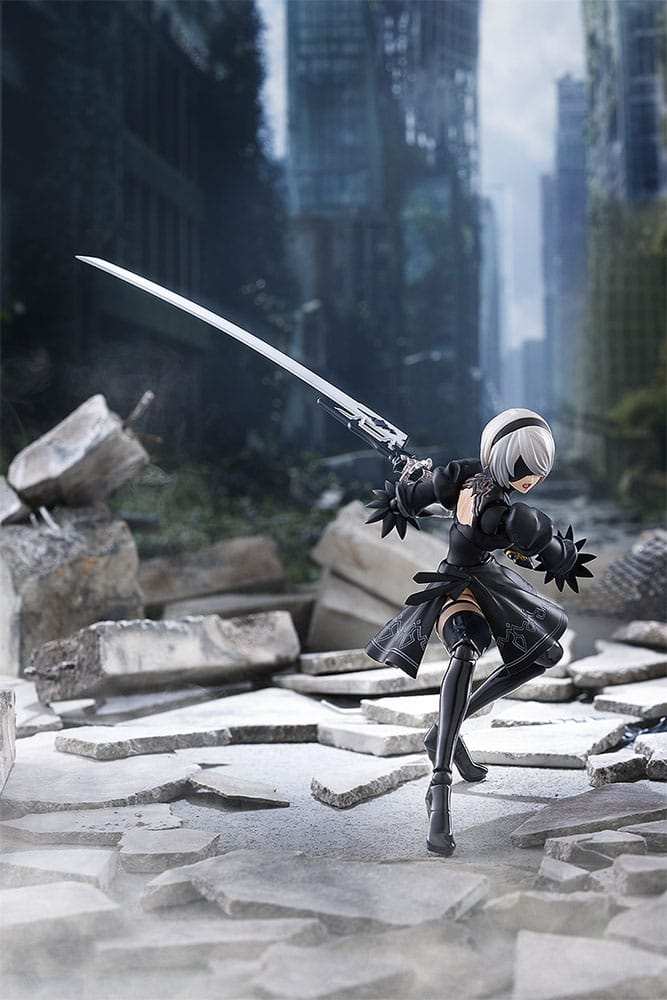Nier:Automata Ver1.1a Figma Actionfigur 2B (YoRHa No.2 Type B) 16 cm - Smalltinytoystore