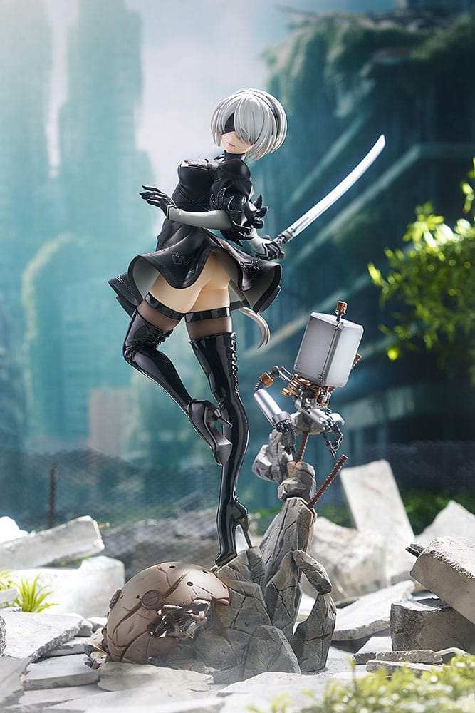 NieR:Automata Ver1.1a PVC Statue 1/7 2B 28 cm - Smalltinytoystore