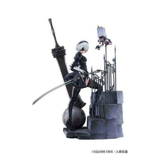 NieR:Automata Ver1.1a PVC Statue 1/7 YoRHa No. 2 Type B Search 31 cm - Smalltinytoystore