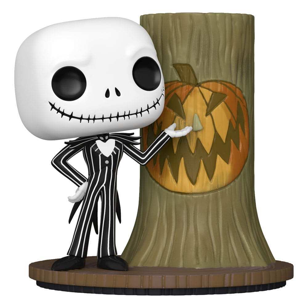 Nightmare before Christmas 30th POP! Deluxe Vinyl Figur Jack w/H.Town Door 9 cm - Smalltinytoystore