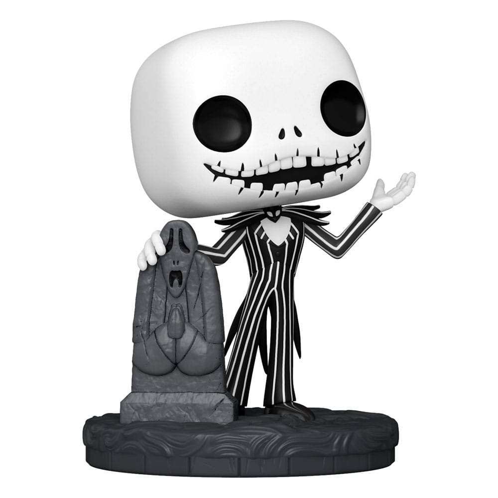 Nightmare before Christmas 30th POP! Disney Vinyl Figur Jack w/Gravestone 9 cm - Smalltinytoystore