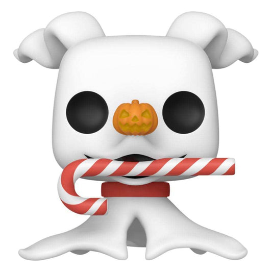 Nightmare before Christmas 30th POP! Disney Vinyl Figur Zero w/Candy Cane 9 cm - Smalltinytoystore