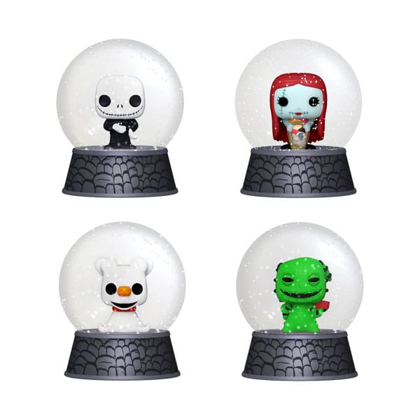 Nightmare before Christmas by Loungefly Schlüsselanhänger Blind Snowglobes Display (12) - Smalltinytoystore
