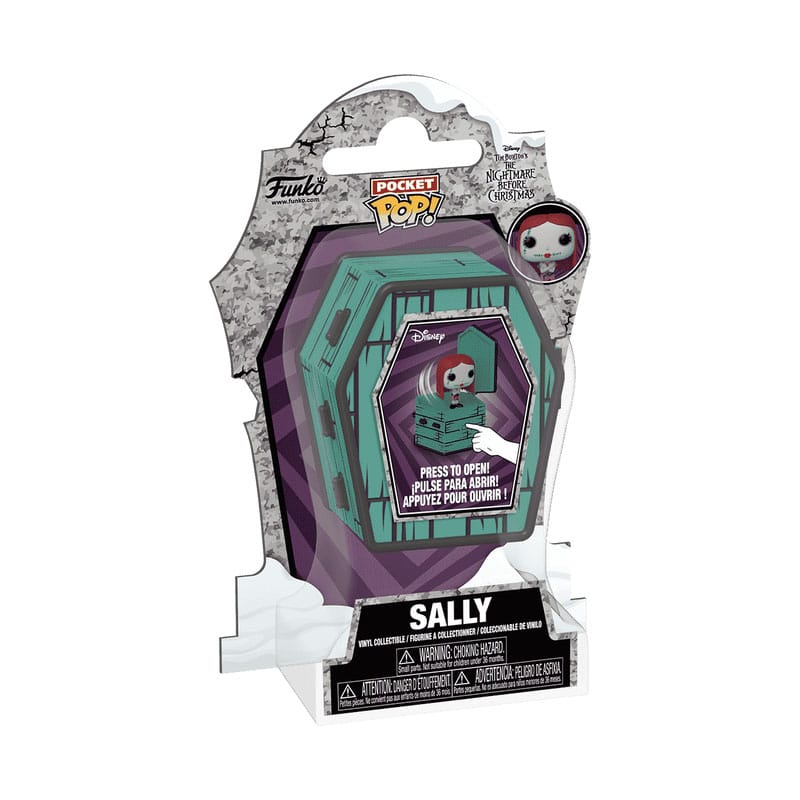 Nightmare Before Christmas Coffin Pocket POP! Vinyl Figur Sally Sewing 6 cm - Smalltinytoystore