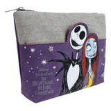 Nightmare Before Christmas Kosmetiktasche Jack & Sally Purple - Smalltinytoystore