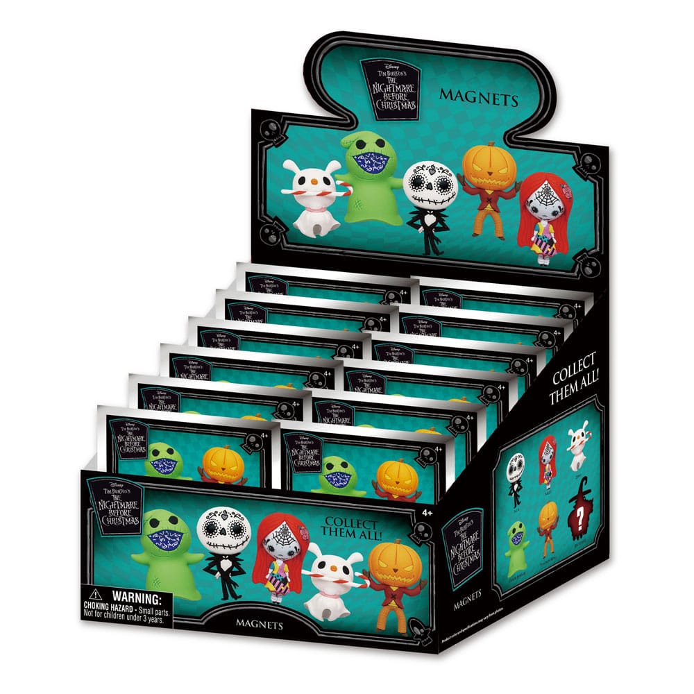 Nightmare before Christmas Magnete blind pack Series 2 Display (12) - Smalltinytoystore