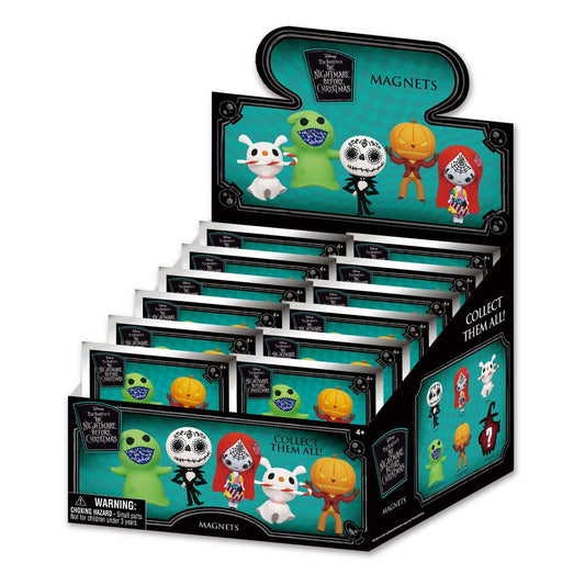 Nightmare before Christmas Magnete blind pack Series 2 Display (12) - Smalltinytoystore