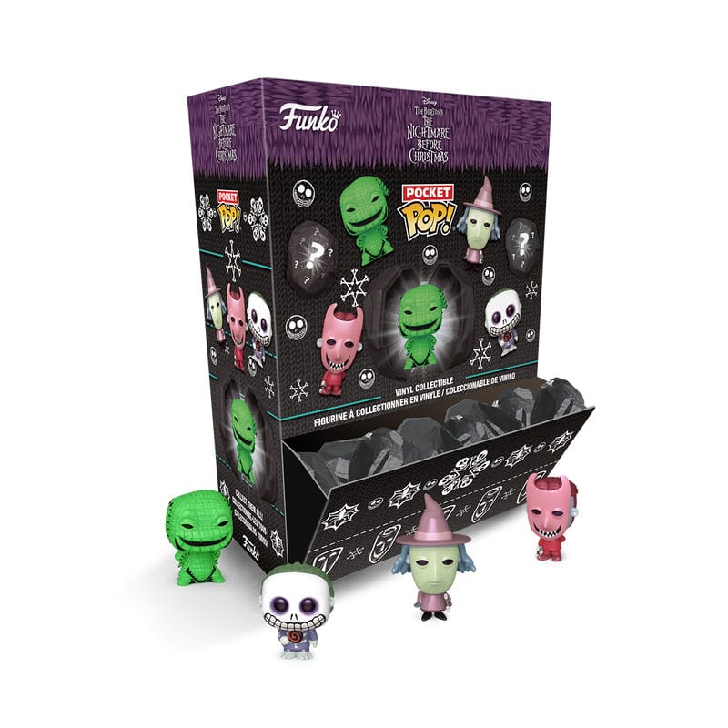 Nightmare before Christmas Pocket POP! Vinyl Figuren Coal 4 cm Display (12) - Smalltinytoystore