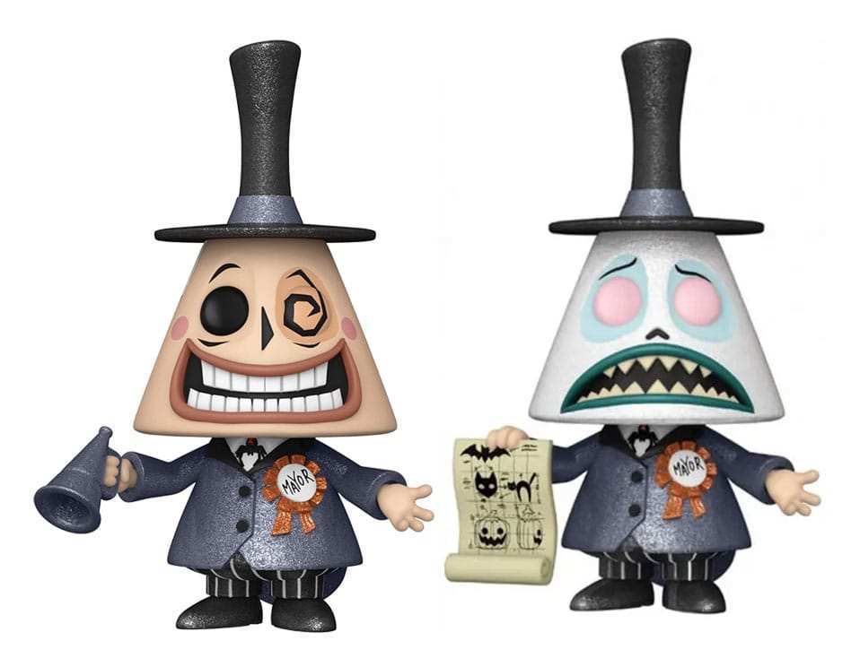 Nightmare before Christmas POP! Animation Vinyl Figur Mayor w/Megaphone(DGLT)w/Chase 9 cm Sortiment (6) - Smalltinytoystore