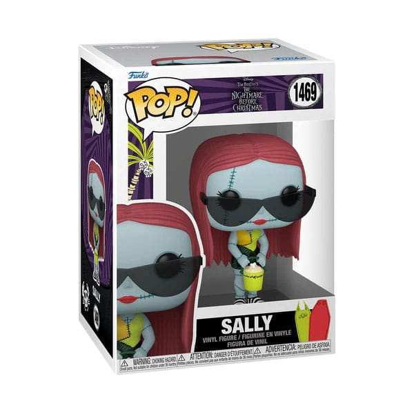 Nightmare before Christmas POP! Disney Vinyl Figur Sally w/Glasses(Beach) 9 cm - Smalltinytoystore