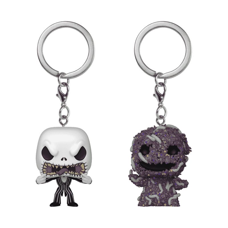 Nightmare Before Christmas POP! Vinyl Schlüsselanhänger 2er-Pack Jack/Oogie 4 cm - Smalltinytoystore